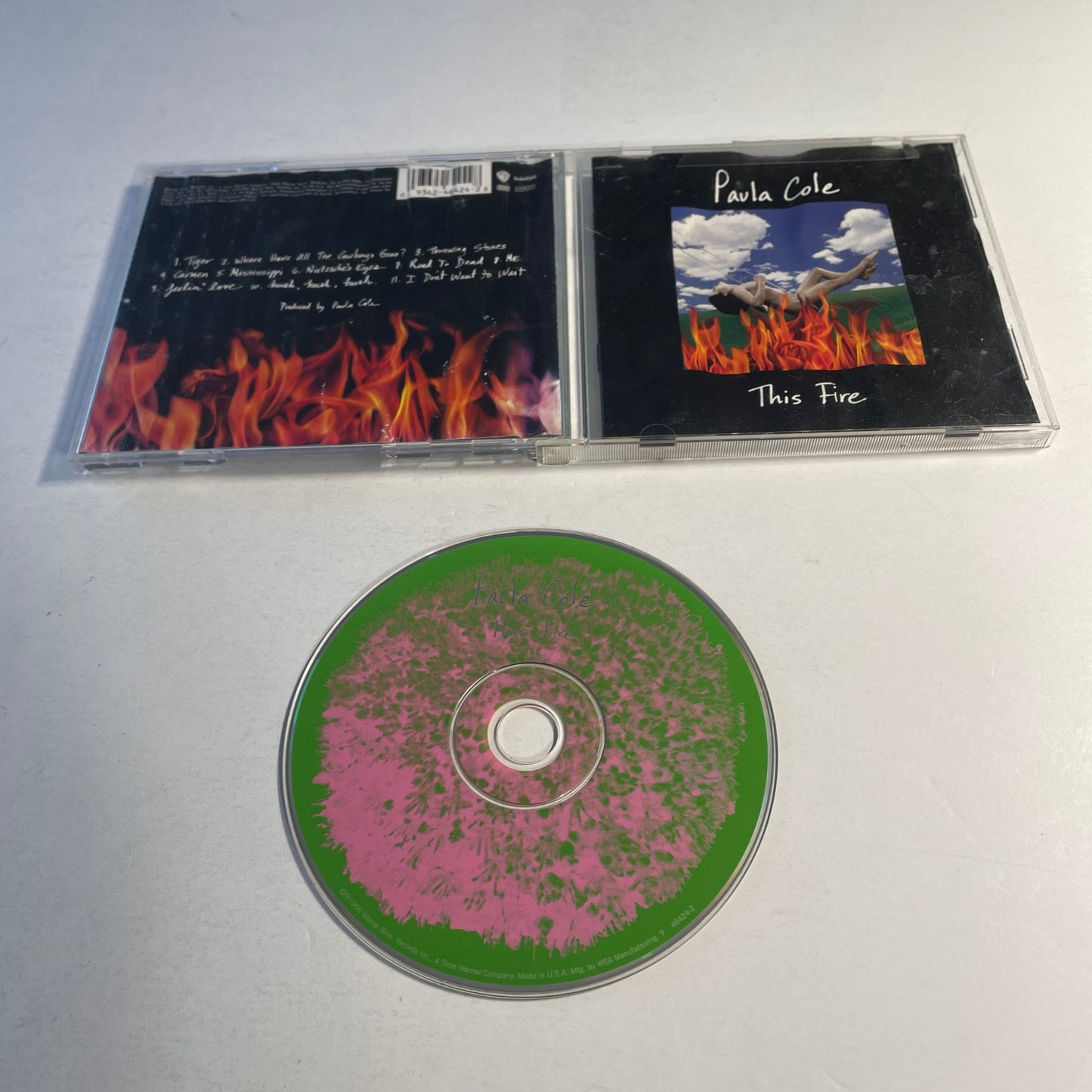 Paula Cole This Fire Used CD VG+\G+ Silver