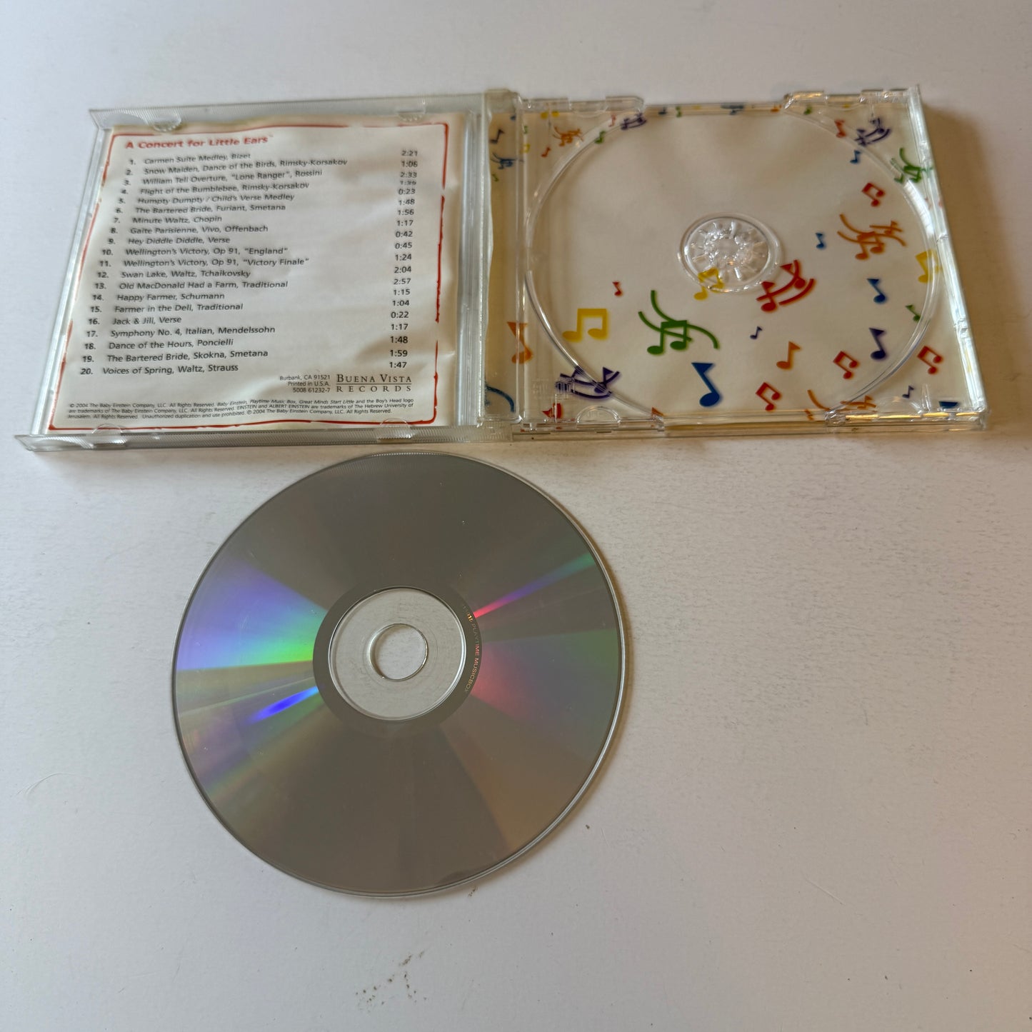 The Baby Einstein Music Box Orchestra Playtime Music Box - A Concert For Little Ears Used CD VG\VG