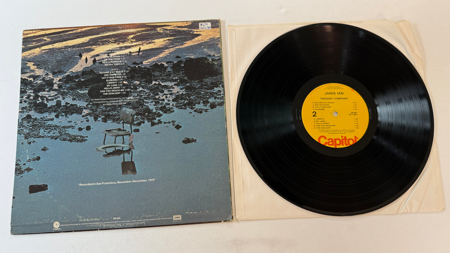 Janis Ian Present Company Used Vinyl LP VG+\VG