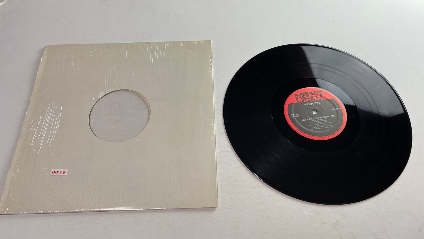 Princess Say I'm Your Number One 12" Used Vinyl Single VG+\VG+
