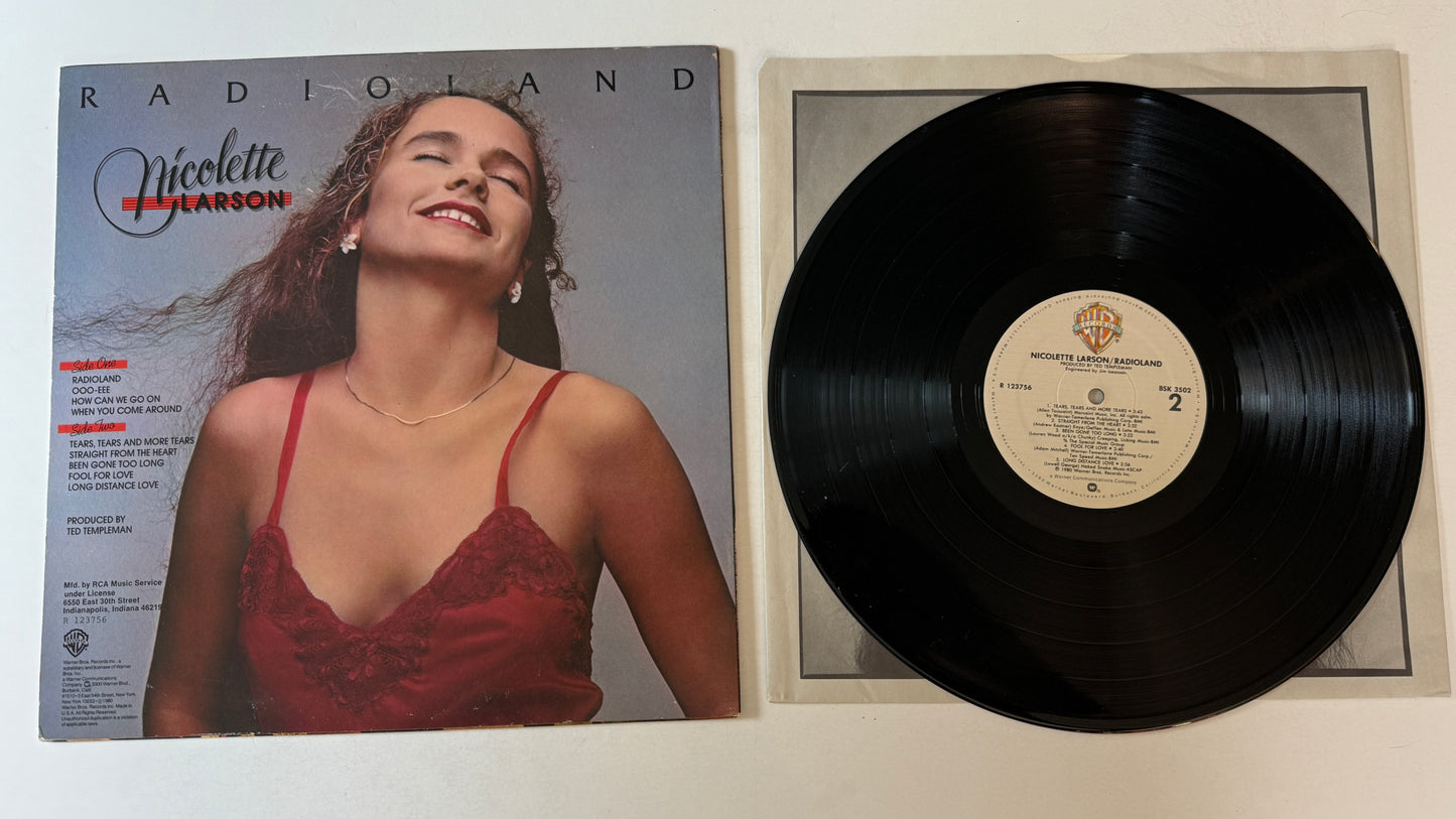 Nicolette Larson Radioland Used Vinyl LP VG+\VG