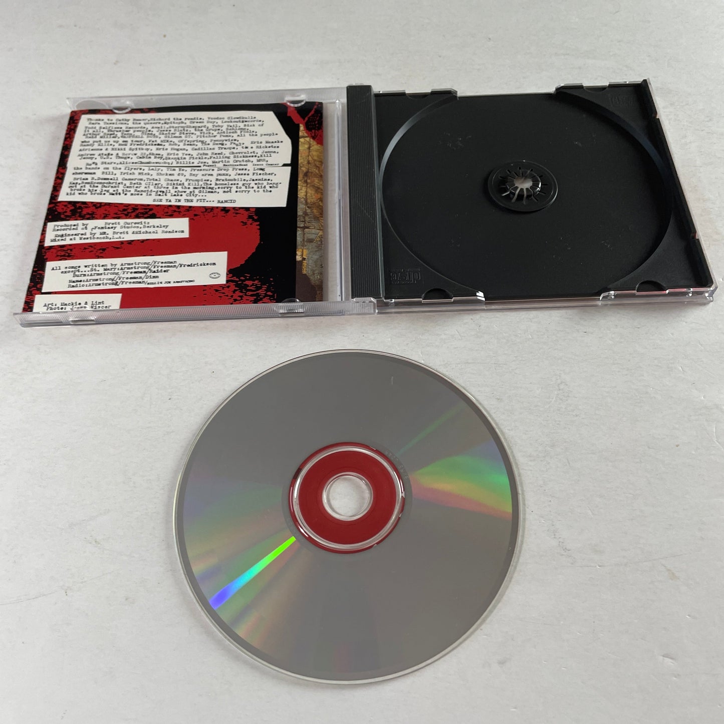 Rancid Let's Go Used CD VG+\VG+ Silver