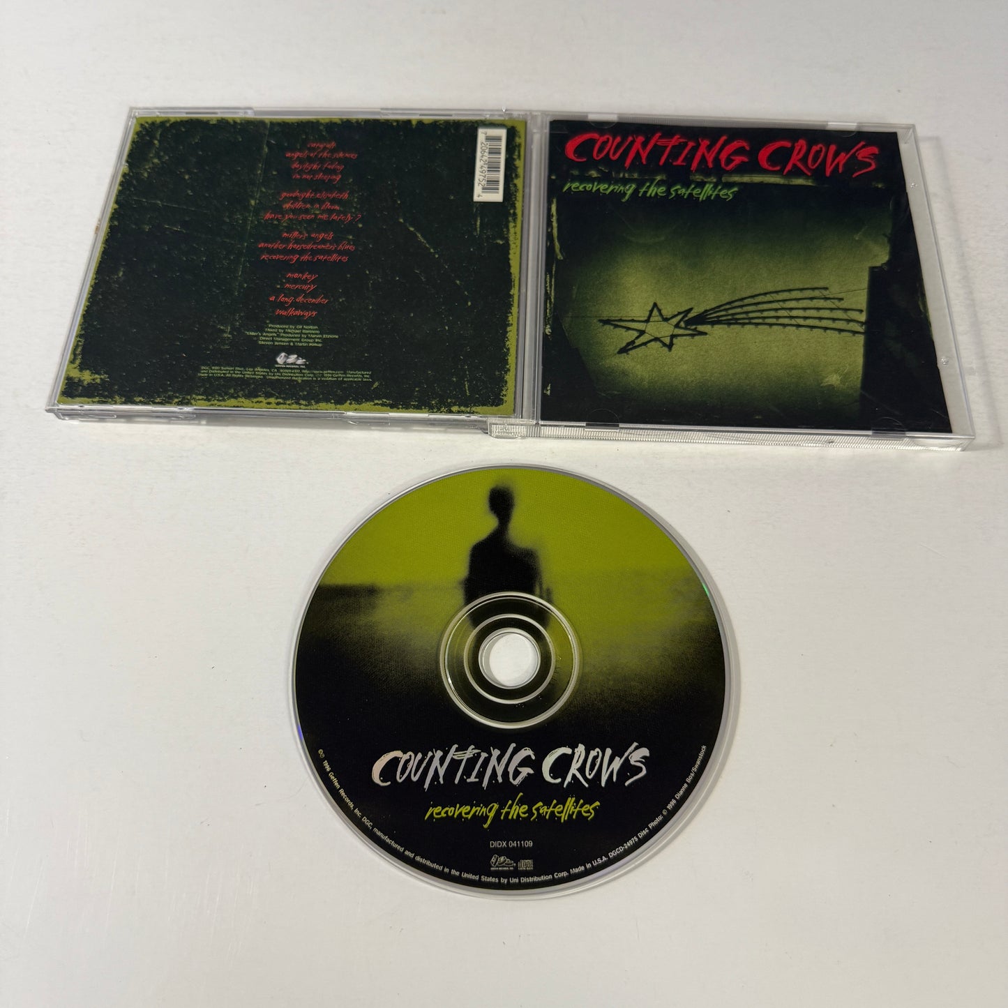 Counting Crows Recovering The Satellites Used CD VG+\VG