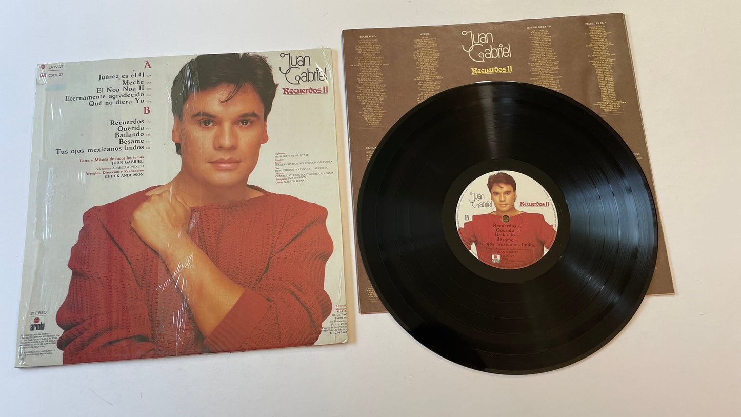 Juan Gabriel Recuerdos II Used Vinyl LP VG+\VG