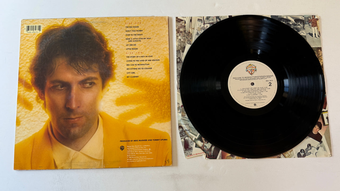 Stephen Bishop Red Cab To Manhattan Used Vinyl LP VG+\VG