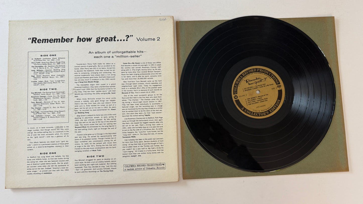 Various Remember How Great...? Volume 2 Used Vinyl LP VG+\VG