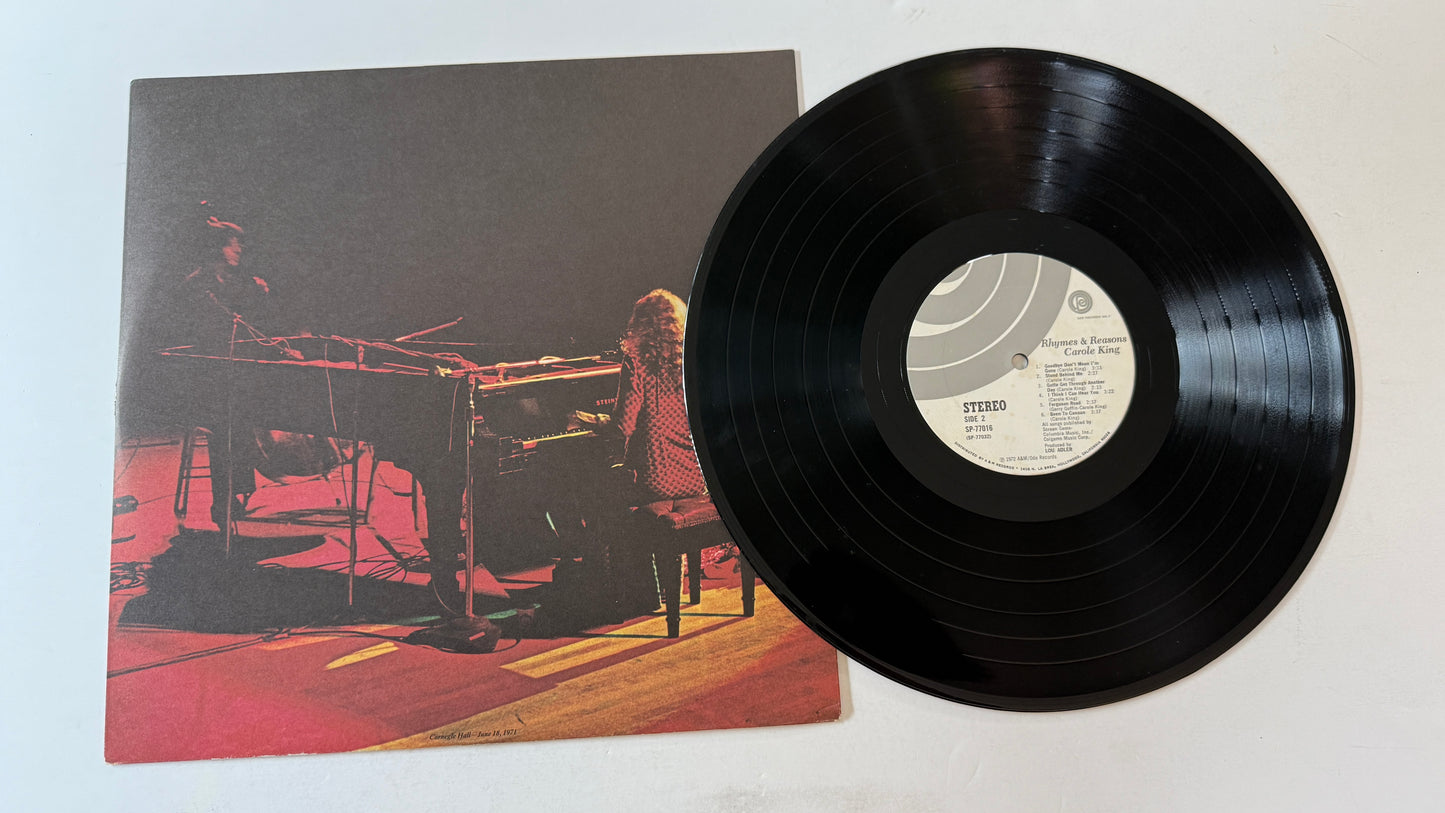 Carole King Rhymes & Reasons Used Vinyl LP VG+\G+