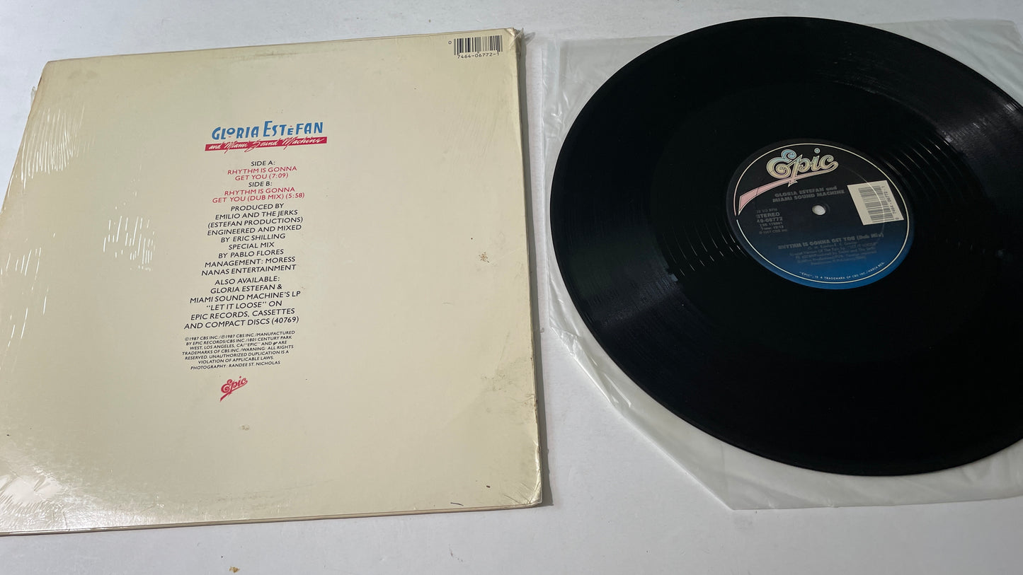 Miami Sound Machine Rhythm Is Gonna Get You 12" Used Vinyl Single VG+\VG+