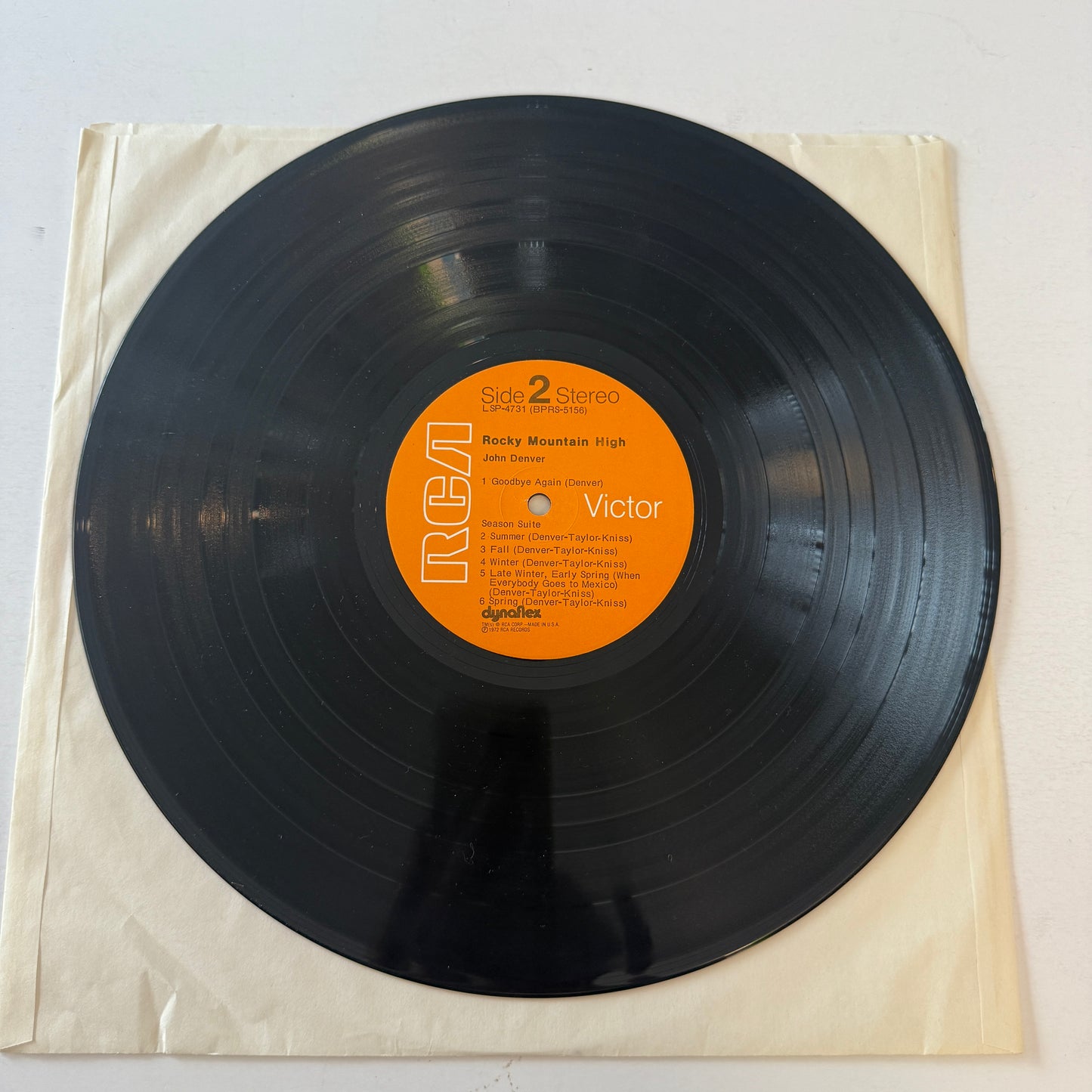 John Denver Rocky Mountain High Used Vinyl LP VG+\VG+