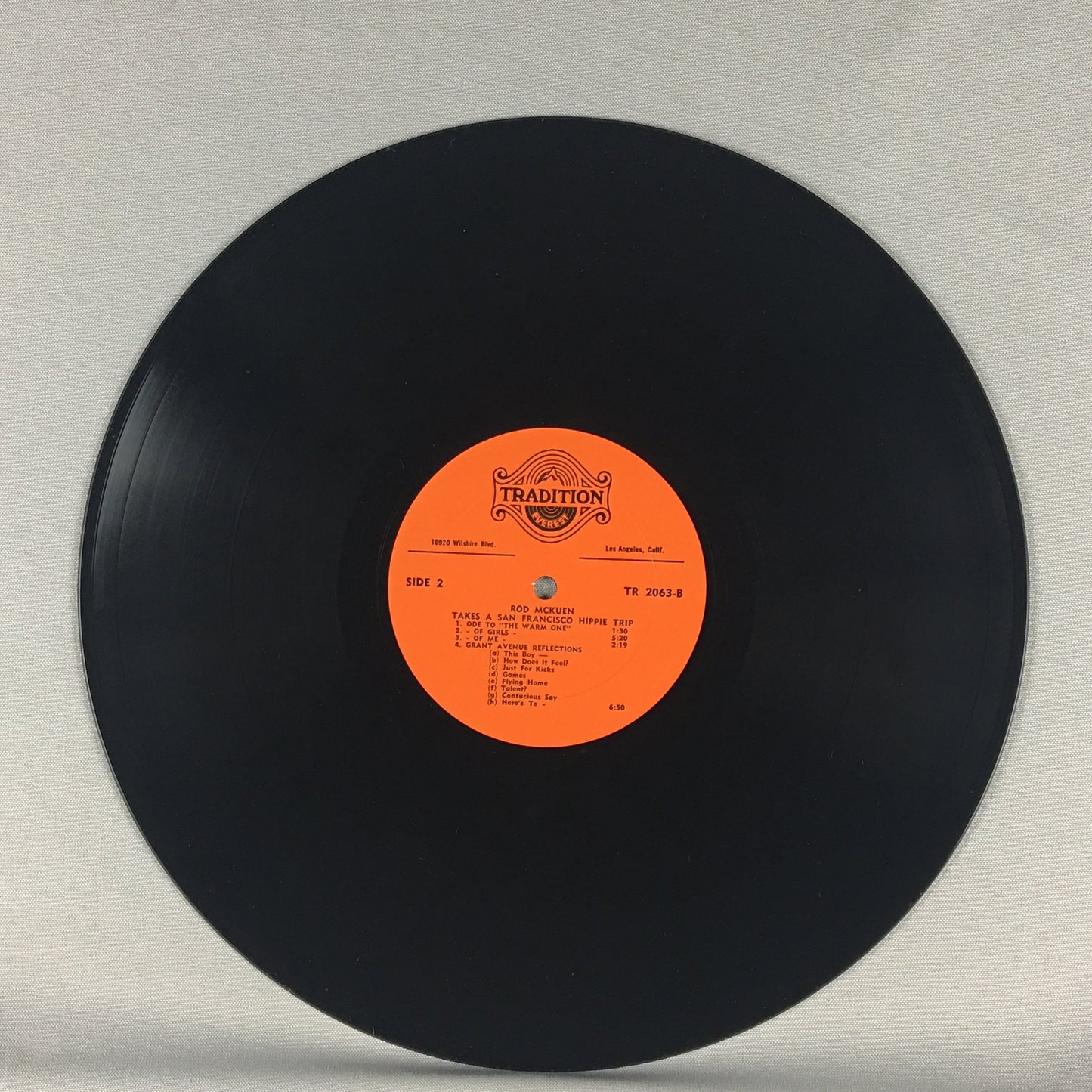 Rod McKuen Rod McKuen Takes A San Francisco Hippie Trip Orig Press Used Vinyl LP VG+\VG+