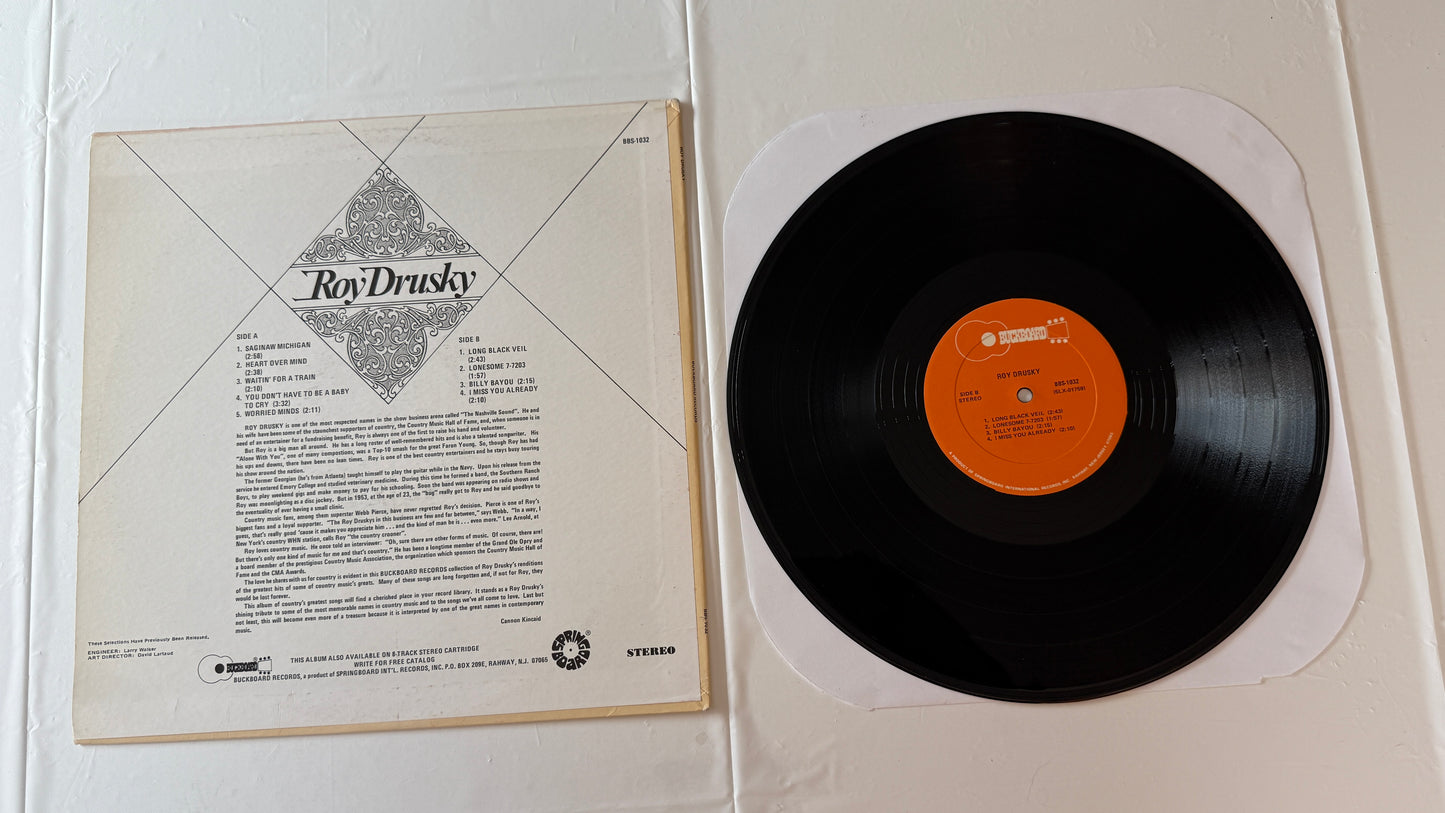 Roy Drusky Roy Drusky Used Vinyl LP VG+\VG