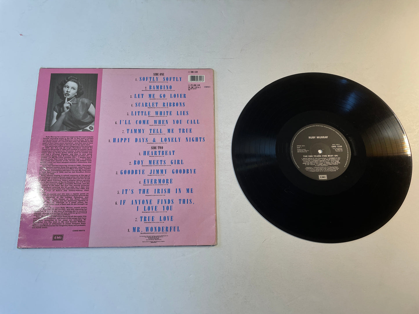 Ruby Murray The Best Of Ruby Murray · The EMI Years Used Vinyl LP VG+\VG Black
