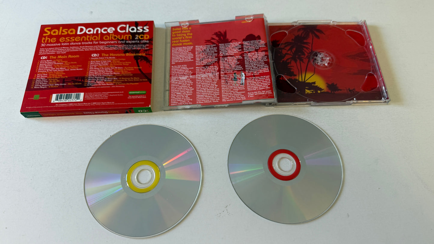 Various Salsa Dance Class - The Essential Album Used 2CD VG+\VG