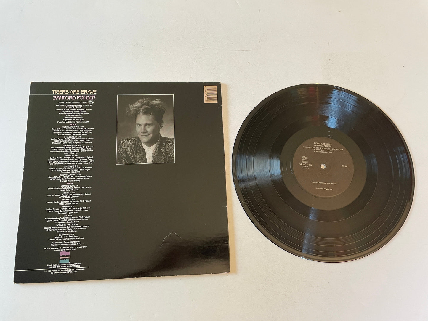 Sanford Ponder Tigers Are Brave Used Vinyl LP VG+\VG Black