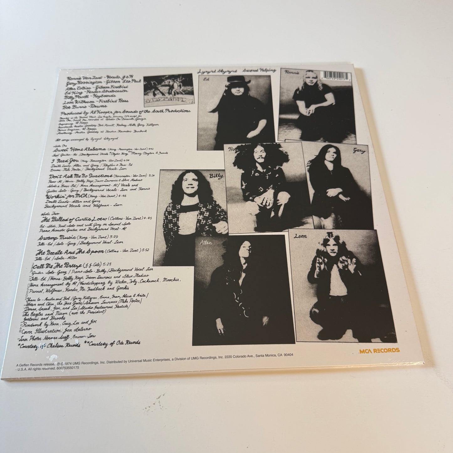 Lynyrd Skynyrd Second Helping New Vinyl LP M\M