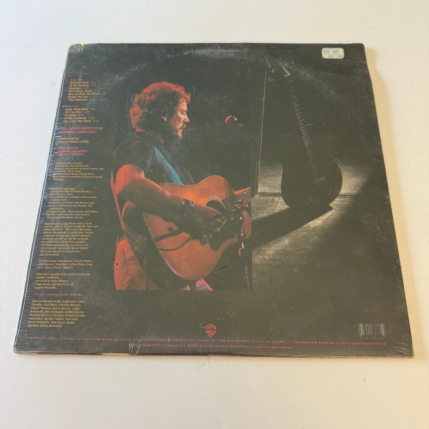 Gordon Lightfoot Shadows Used Vinyl LP M\VG+