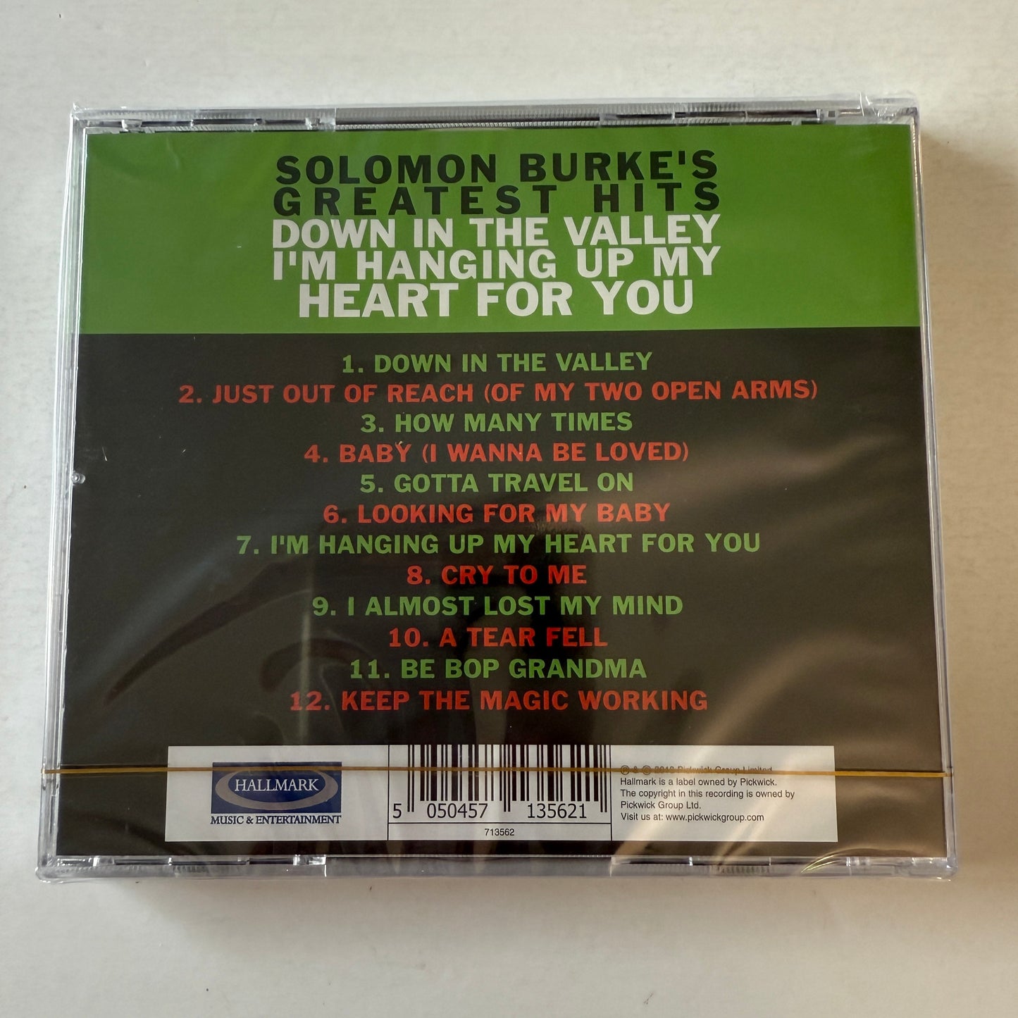 Solomon Burke Solomon Burke's Greatest Hits New Sealed CD M\VG