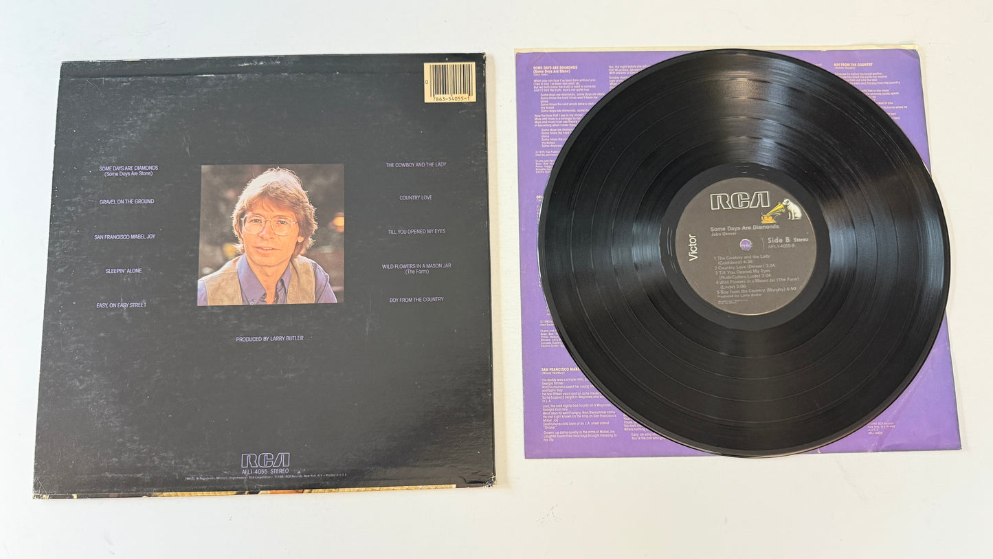 John Denver Some Days Are Diamonds Used Vinyl LP VG+\VG