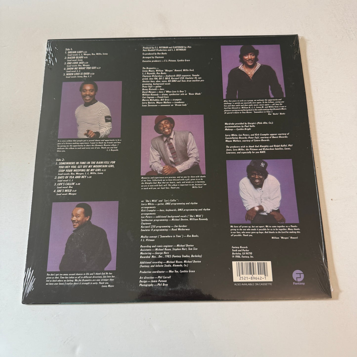 The Dramatics Somewhere In Time (A Dramatic Reunion) New Vinyl LP M\M