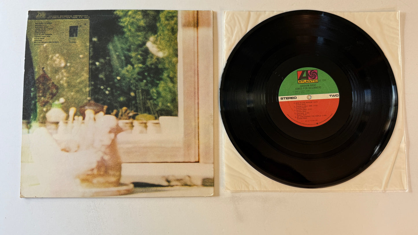 Graham Nash Songs For Beginners Used Vinyl LP VG+\VG