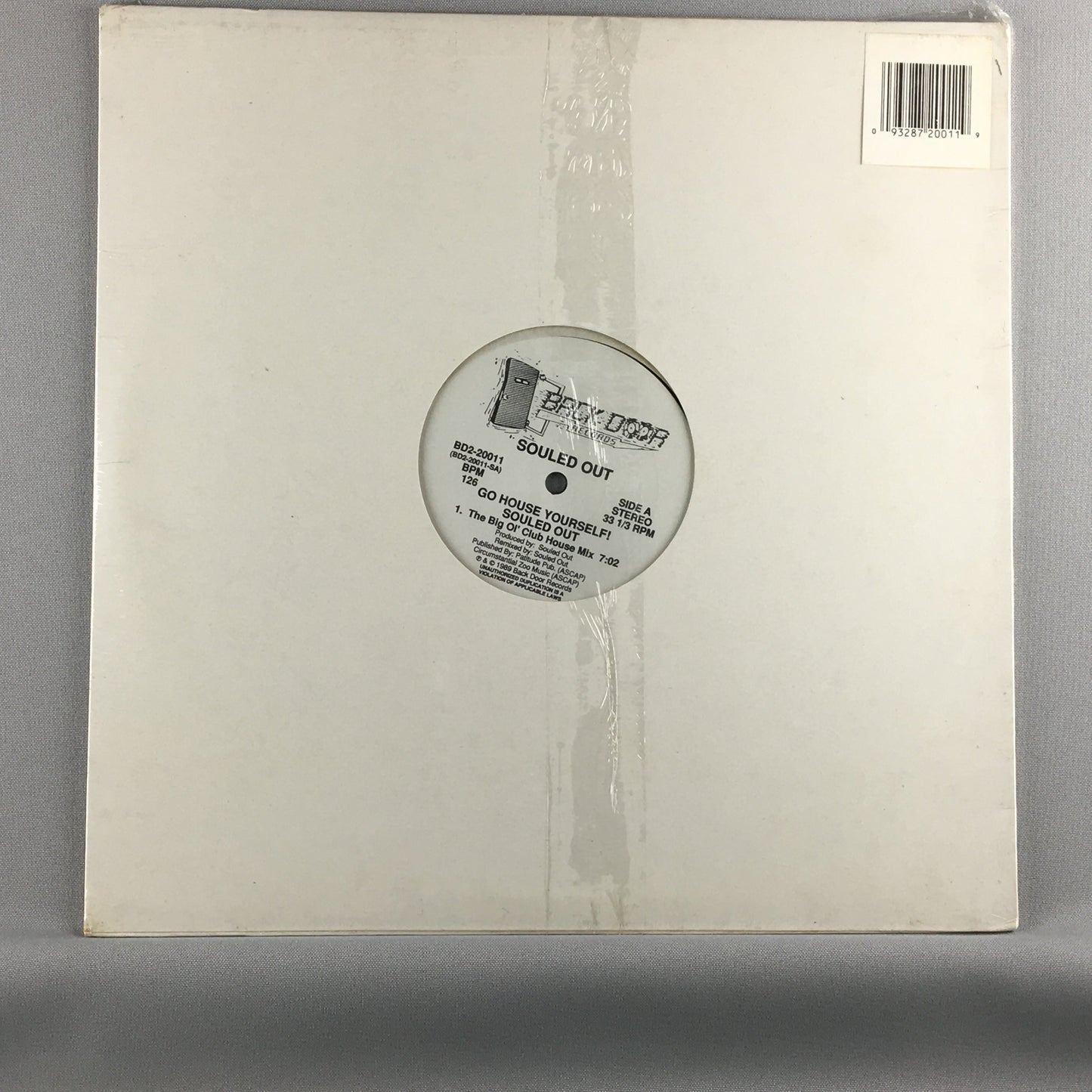 Souled Out Go House Yourself! 12" New Vinyl Single M\M