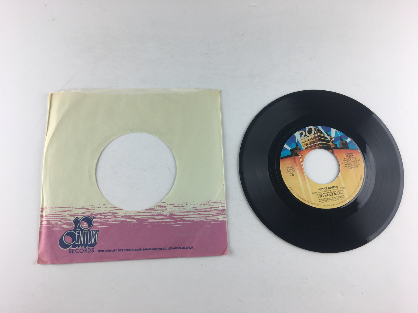 Stephanie Mills Night Games Used 45 RPM 7" Vinyl VG+\VG+ Black