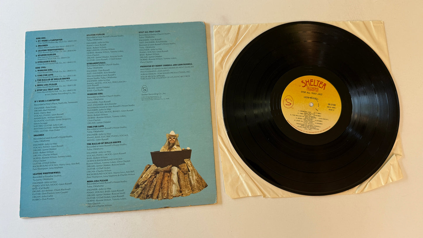 Leon Russell Stop All That Jazz Used Vinyl LP VG+\VG