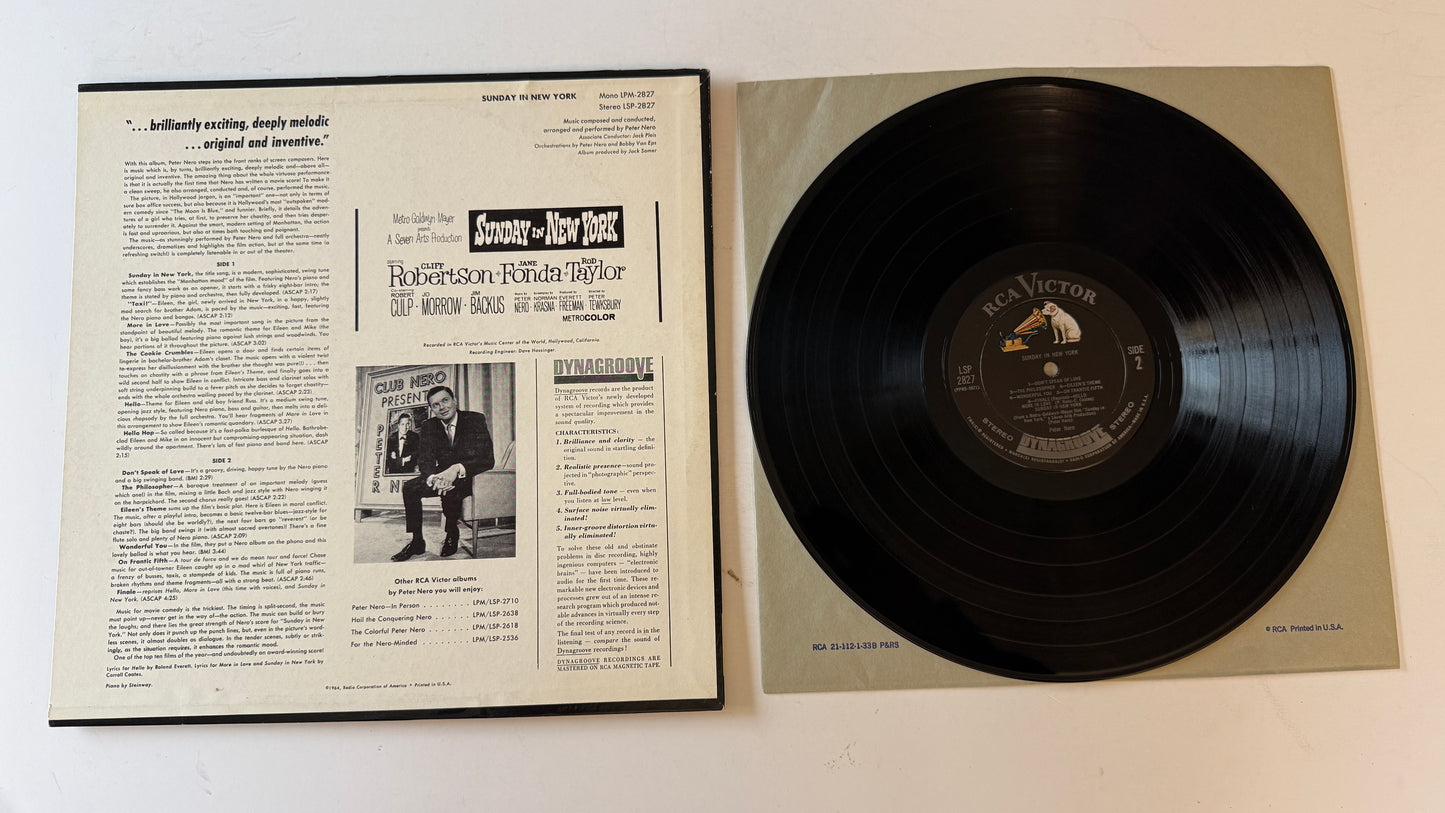 Peter Nero Sunday In New York Used Vinyl LP VG+\VG