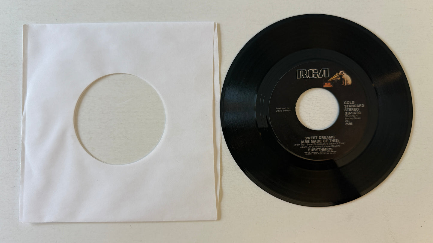 Eurythmics Sweet Dreams (Are Made Of This) / I Could Give You (A Mirror) Used 45 RPM 7" Vinyl VG+\
