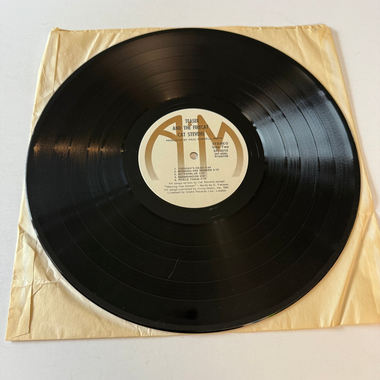 Cat Stevens Teaser And The Firecat Used Vinyl LP VG+\VG