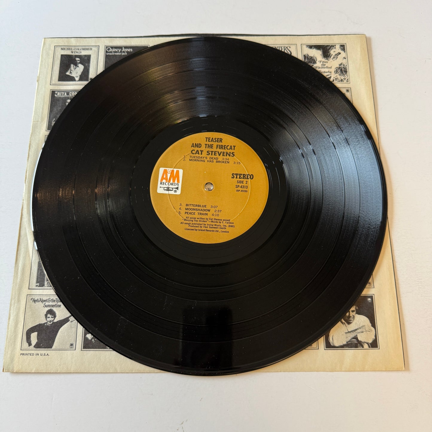 Cat Stevens Teaser And The Firecat Used Vinyl LP VG+\VG