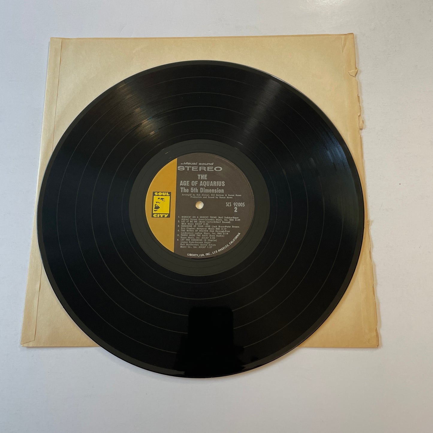 The Fifth Dimension The Age Of Aquarius Used Vinyl LP VG+\VG