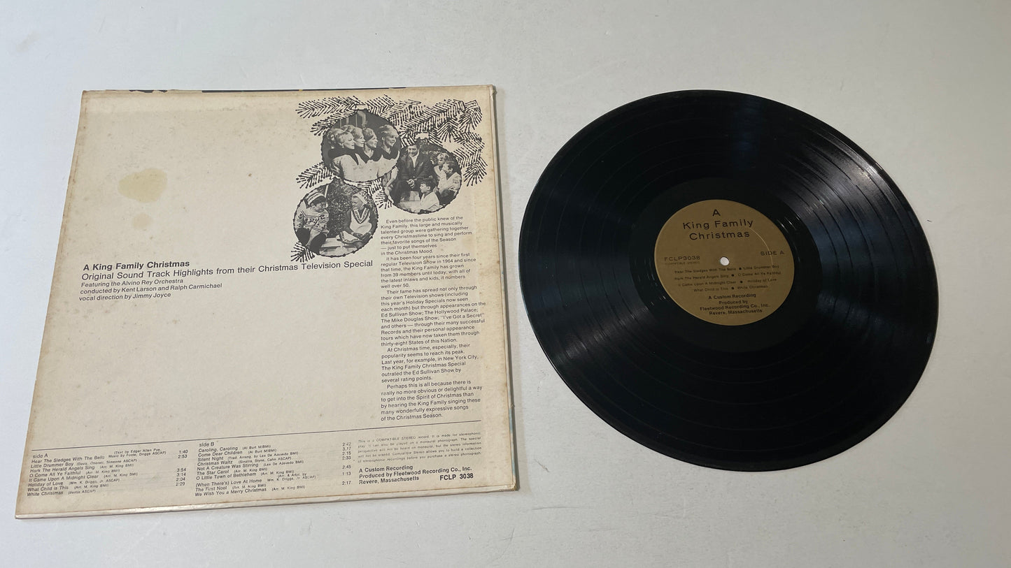 The Alvino Rey Orchestra A King Family Christmas Used Vinyl LP VG+\VG Black