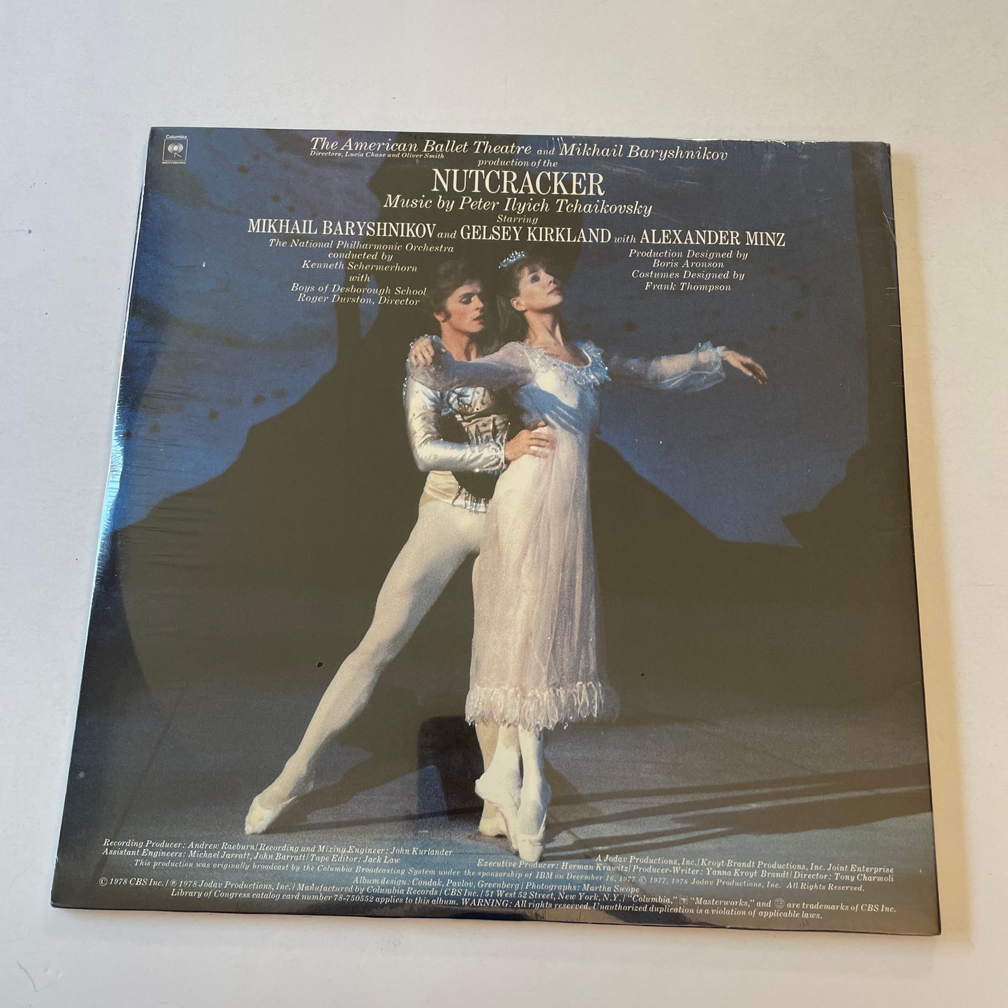 Pyotr Ilyich Tchaikovsky The American Ballet Theatre Production Of Tchaikovsky's Nutcracker, Op. 71 New Vinyl LP M\M