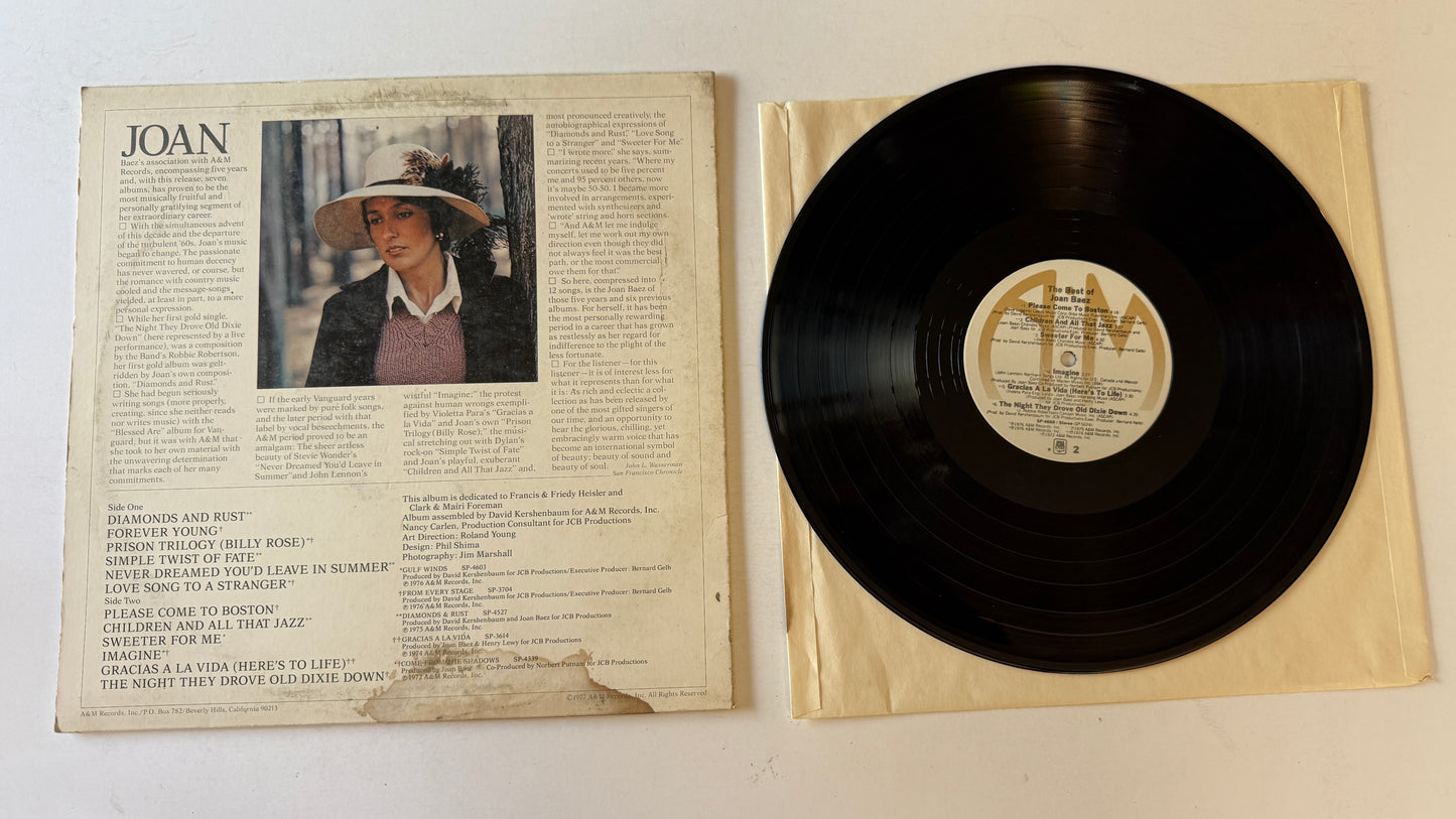 Joan Baez The Best Of Joan C. Baez Used Vinyl LP VG+\VG