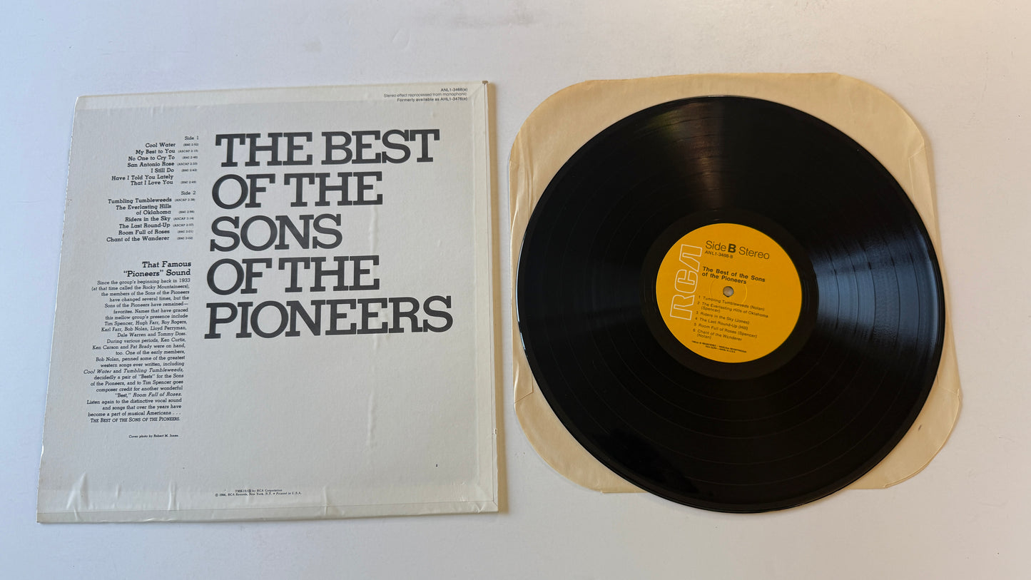 The Sons Of The Pioneers The Best Of Used Vinyl LP VG+\VG+