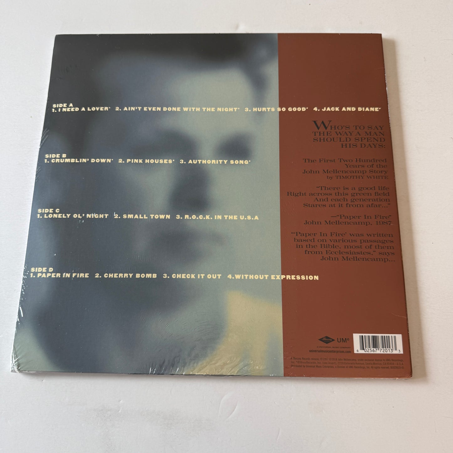 John Cougar Mellencamp The Best That I Could Do (1978 New Vinyl 2LP M\M