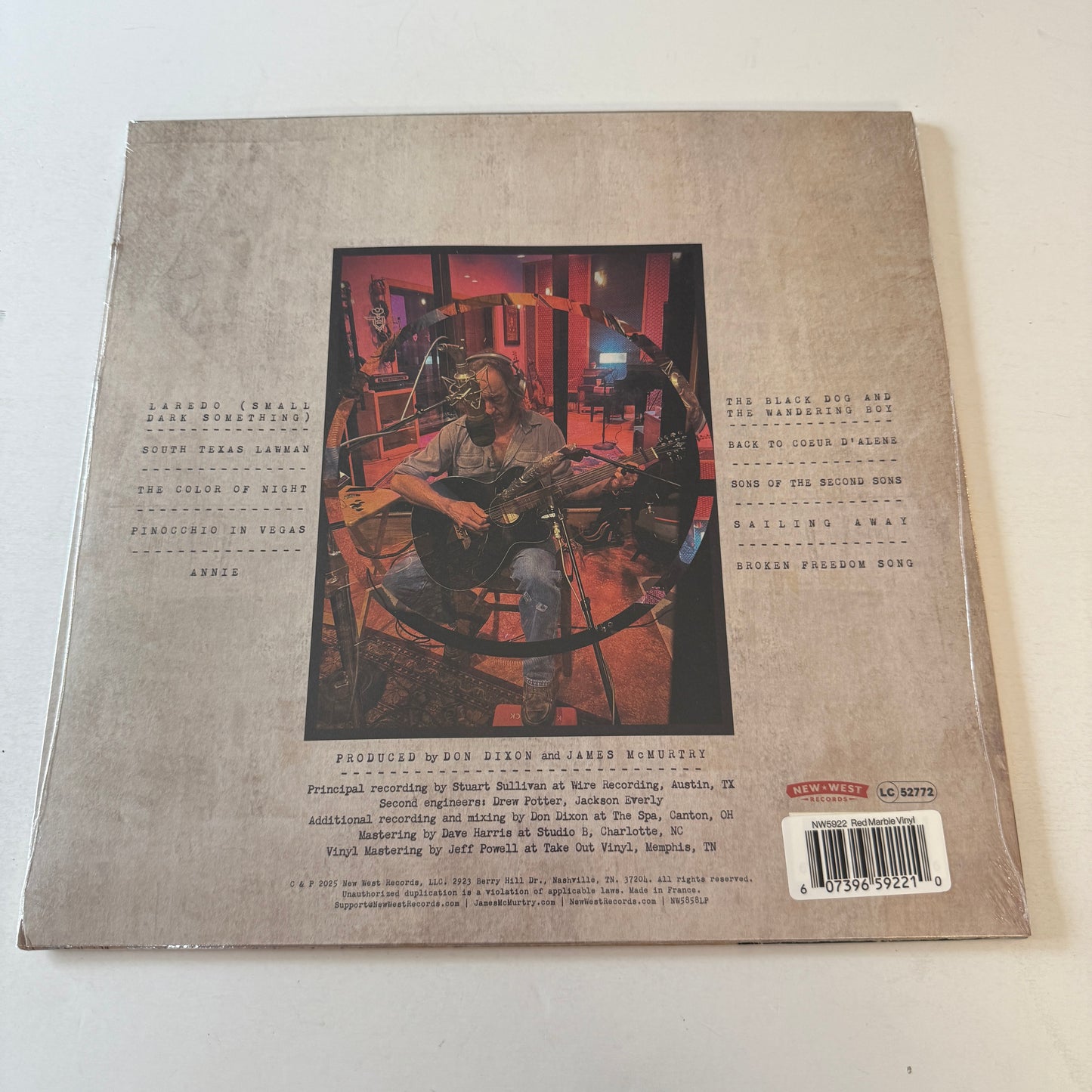 James McMurtry The Black Dog And The Wandering Boy New Colored Vinyl LP M\M