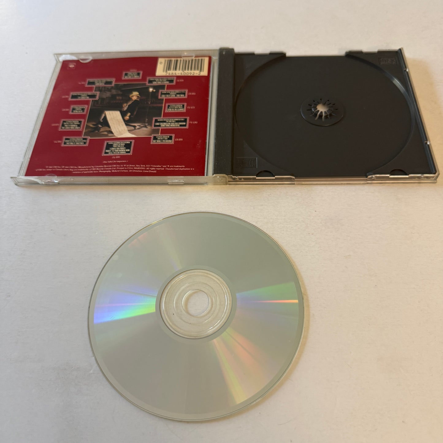 Barbra Streisand The Broadway Album Used CD VG+\VG