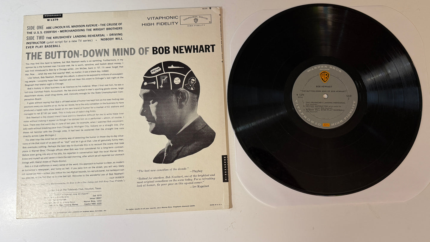 Bob Newhart The Button-Down Mind Of Bob Newhart Used Vinyl LP VG+\VG+