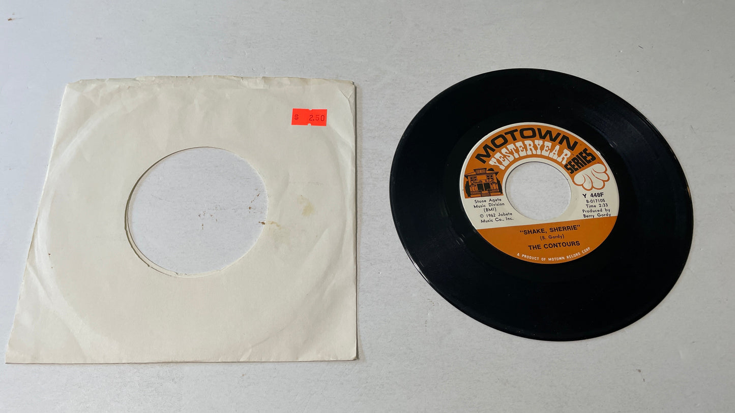 The Contours Do You Love Me / Shake, Sherrie Used 45 RPM 7" Vinyl VG+\VG+ Black