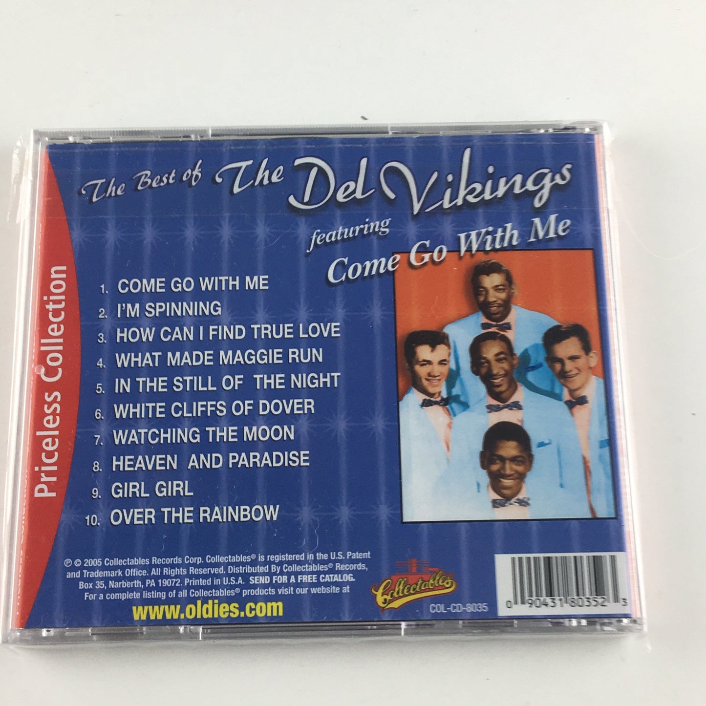 The Del Vikings The Best Of The Del Vikings New Sealed CD M\M Silver