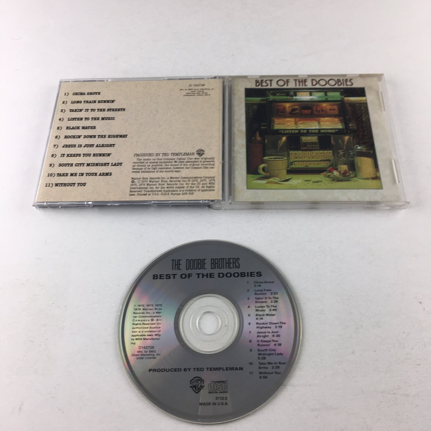 The Doobie Brothers Best Of The Doobies Used CD VG\VG Silver