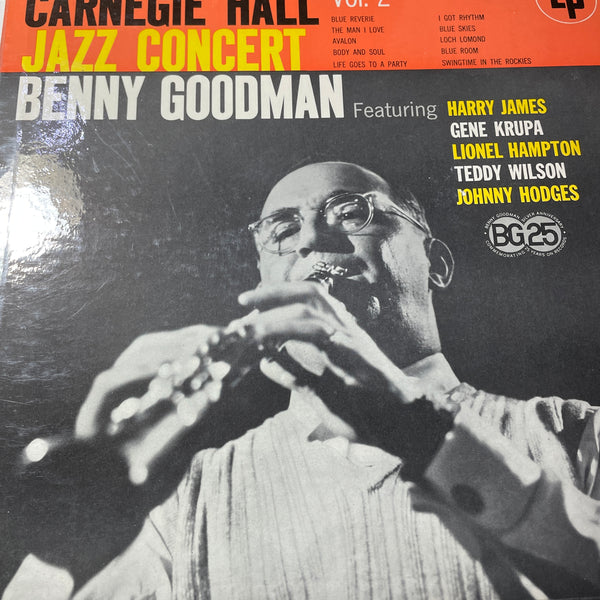 Benny Goodman The Famous 1938 Carnegie Hall Jazz Concert - Vol. 2 Used  Vinyl LP VG+\VG