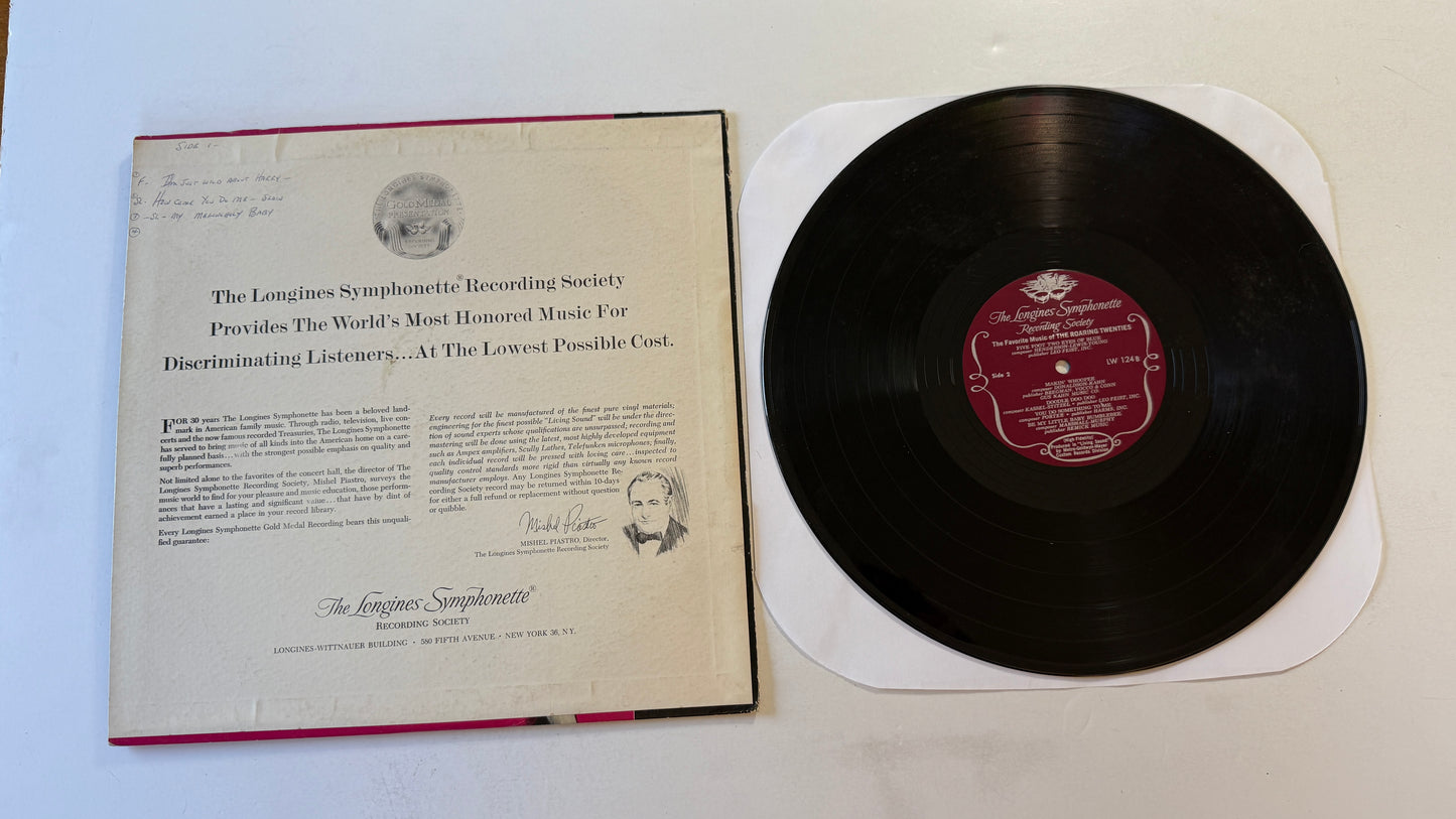 Toni Carroll And Her Dixieland Playmates The Favorite Music Of The Roaring Twenties Used Vinyl LP VG+\VG
