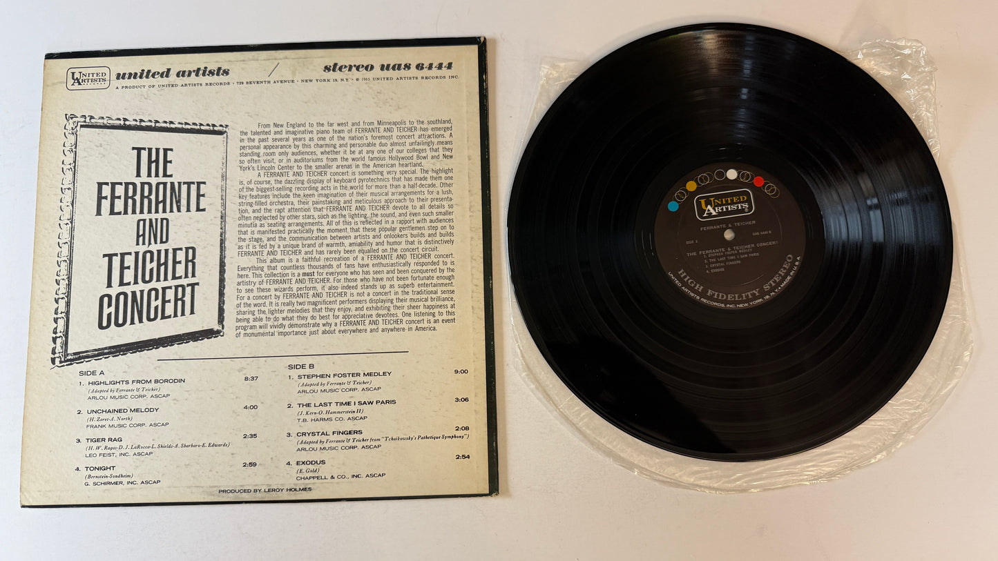 Ferrante & Teicher The Ferrante And Teicher Concert Used Vinyl LP VG+\VG