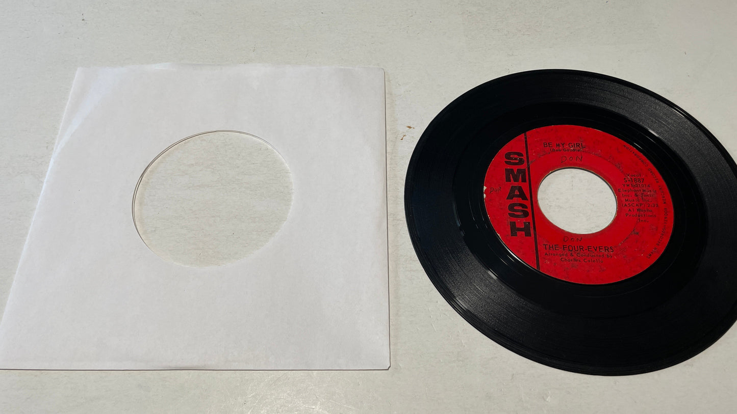 The Four-Evers If I Were A Magician / Be My Girl Used 45 RPM 7" Vinyl VG+\VG+ Black