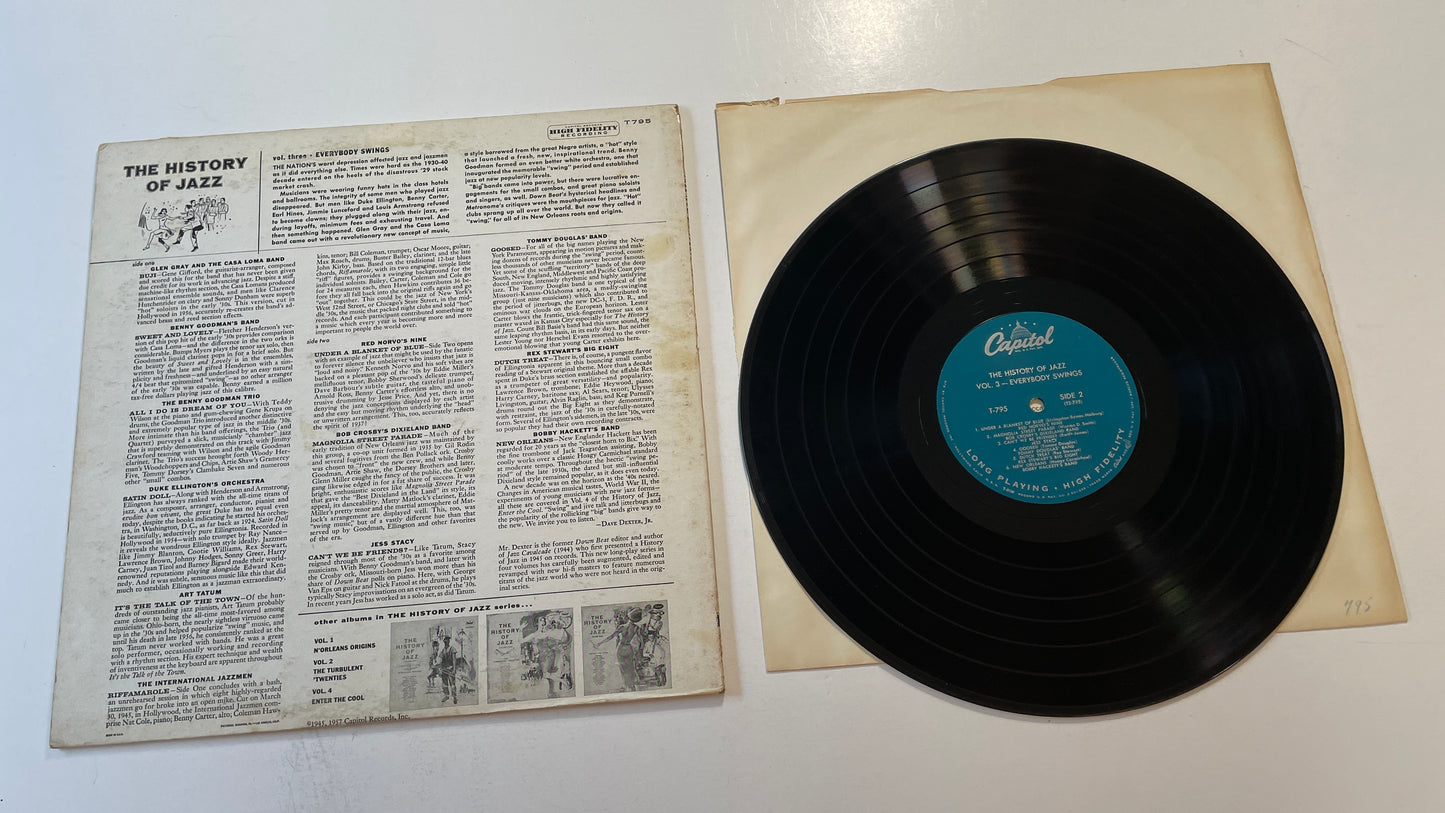 Various The History Of Jazz Vol. 3 – Everybody Swings Used Vinyl LP VG+\VG