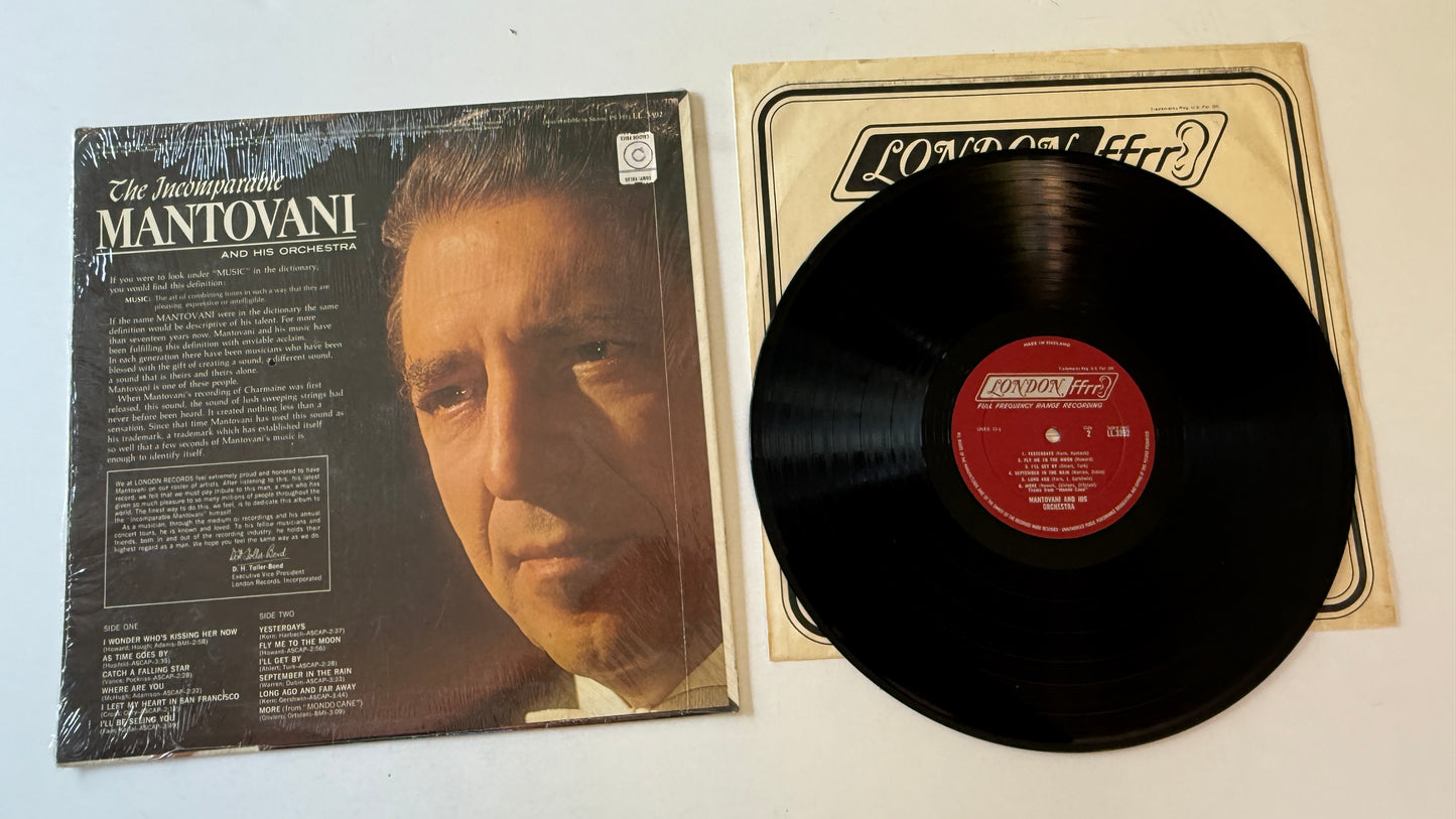 Mantovani And His Orchestra The Incomparable Mantovani Used Vinyl LP VG+\VG+