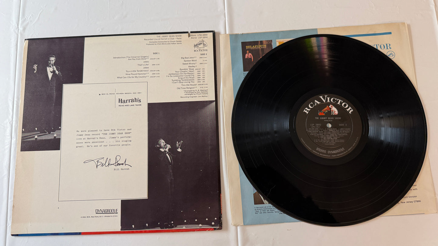 Jimmy Dean The Jimmy Dean Show Used Vinyl LP VG+\VG